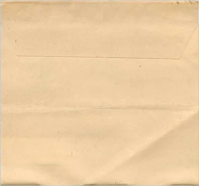 Carta-postal inglesa com endereço para Paris — selo Half Penny — Verso