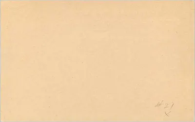 Carta postal britânica — União Postal Universal — selo de 1 penny — Verso