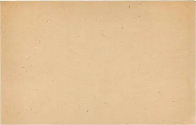 Carta postal britânica — selo de 2 pence laranja — editor não visível — Verso