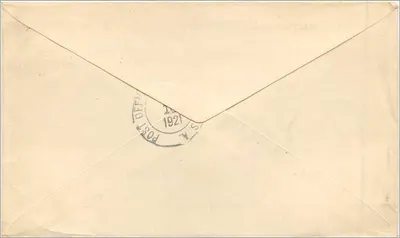 Londres — Envelope para St. Louis, USA — Phillips, Politzer & Co. — selo de ½ penny — Verso