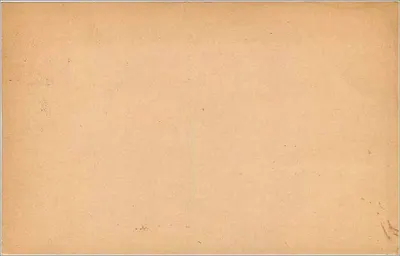 Gibraltar — carta postal da União Postal Universal — selo 10 centimos — Verso