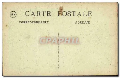 Paryż — Jardin des Plantes — Pajęczak robiąc walec — seria 235 — Rewers