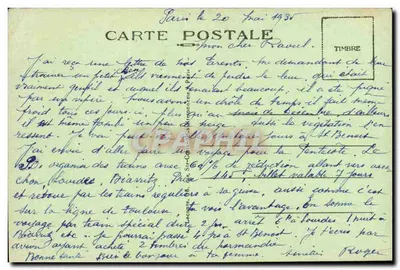 Parigi - Le Halles - A. L. - n°104 — Verso
