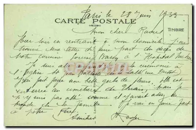 Paris — Parque das Buttes Chaumont — O Lago e o Ponto de Suspensão — A. L. — Verso