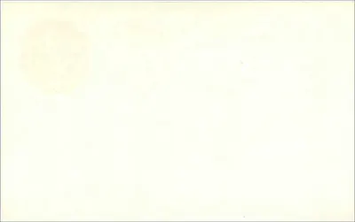 Carta postal virgem com carimbo postal octogonal de 1½p — editor não visível — Verso