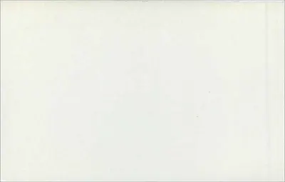 Cartão postal em branco — selo azul de 4½p da rainha Elizabeth II — editor não visível — Verso