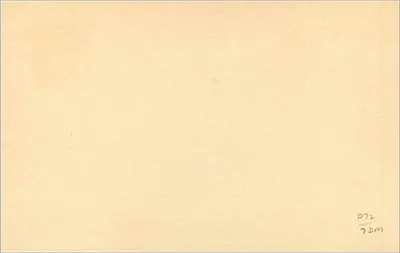Carta postal britânica — selo 2½d vermelho — editor não visível — Verso