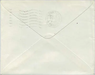 स्टॉकपोर्ट - चेशायर - 13 जुलाई 1966 — एनवेलप एल्बेनी के राष्ट्रीय निर्माण कंपनी के शाखा प्रबंधक के लिए — पीछे