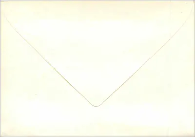 Carta postal em branco — selos de 1 xelim e 3 pence — editor não visível — Verso