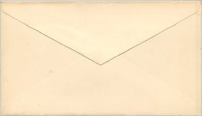 Leere Karteikarte — Briefmarkenwert ein Penny (1840) — Verlag nicht sichtbar — Rückseite