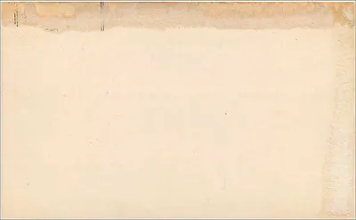 Angielska karta pocztowa — znak pocztowy ½ penny — przednia strona pusta — Rewers