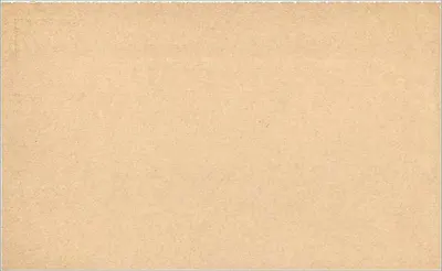 Britanska kartka pocztowa — tylna strona — znak ½ penny — Rewers