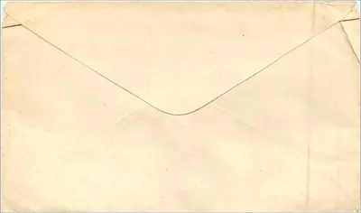 पोस्टल एनवेलॉप — पोस्टल टिम्बर और पोस्टमार्क 'पोस्ट हैतियन' — डब्ल्यू.आई. — पीछे