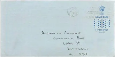 İngiltere Posta Envelopsü — Avustralya — 1981 — Royal Mail First Class
