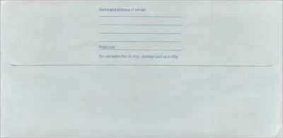 İngiltere Kraliyet Postası — 1. Sınıf — Avustralya House, Manchester'daki Göç Departmanı'na yönlendirilmiştir — Arka yüz