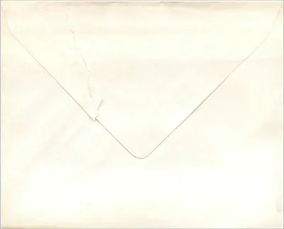 Carta postal enviada de Waterville Springs — selo de 4c 'In God We Trust' — destinada a Miss Helen Ayers em Ithaca, N.Y. — Verso