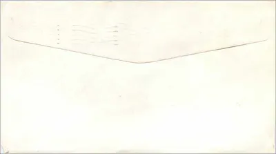 Honolulu — Envelope postal — selo George W. Norris — Verso