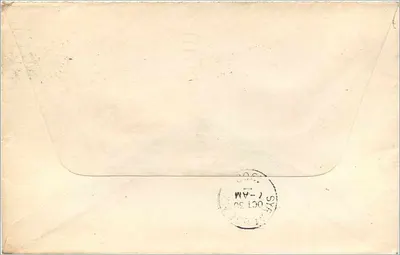 Buffalo, NY — Envelope postal datado de outubro de 1908 — Editor não visível — Verso
