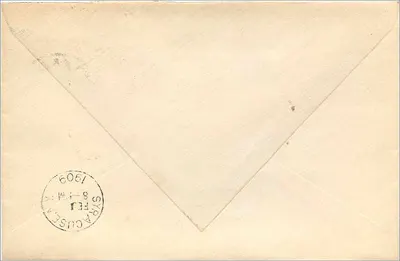 Oxford — Carta enviada hacia 1909 — Editor no visible — Reverso