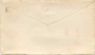 Carta postal enviada de New York — Estação T — 8 de fevereiro de 1914 — selo de 2 centavos Washington — Verso