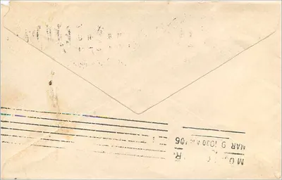 Cortland, N.Y. — Carta postal datada 8 de marzo de 1905 — Editor no visible — Reverso
