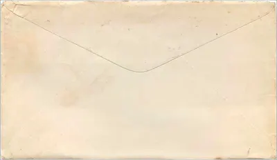 Nova Iorque — Envelope postal com selo de 2 centavos e carimbo de estação — Estação T, N.Y. — Verso