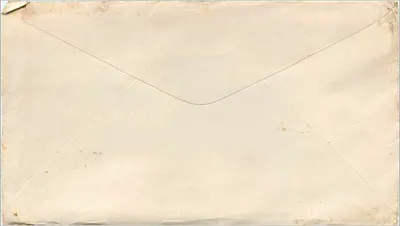 Carta postal enviada para Mrs. Andrew J. Thayer em Cortland, Nova York — selo de 2 centavos Washington, cachete de estação Nova York, 7 de dezembro de 1913 — Verso