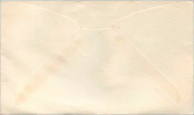 Levanna, N.Y. — Envelope com selo de 1½ centavo de Martha Washington — datado de 18 de dezembro de 1942 — Verso