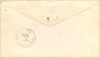 Tarjeta postal no ilustrada — correspondencia entre Fred'k G. Spencer en Fulton, N.Y. y Mr. H. J. Blanchard en Groton, N.Y. — fechada en 1912 — Reverso