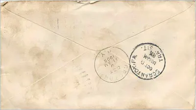 Berwick, PA — List do Groton, N.Y. — Wydawca nie widoczny, numer seryjny nie widoczny — Rewers