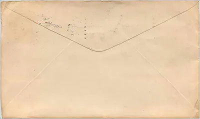 Nieilustrowana pocztówka — Fox Street Station, Nowy Jork — datowana 2 stycznia 1912 — Rewers