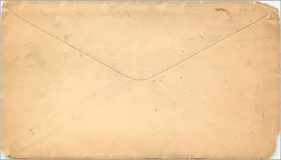 Lansingburgh, N.Y. — Envelope comercial — J. E. Clark & Co. — Verso