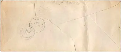 Concord, H.H. — Correspondência sobre corpos de falecidos — State Board of Health — Verso