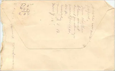 Cortland, NY — Carta postal enviada em 1911 — Selos dos EUA — Verso