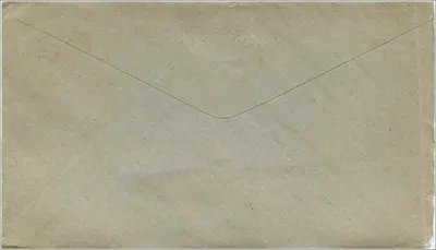 Burlington, Vermont — carta postal enviada para Miss Kate C. Brooks — selo de 2 centavos Washington — Verso