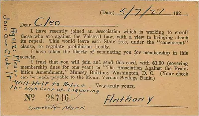 Amerykańska kartka pocztowa — Washington D.C. — nieznany wydawca, nr 28746 — Rewers