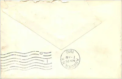 Syracuse, NY — carta postal enviada a Auburn, NY — selo de 2 centavos Washington — Verso