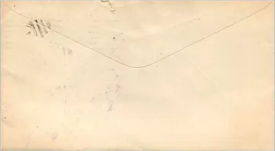 Canandaigua, N.Y. — Enveloppe avec timbre et cachets de date — The Ontario Adjusting Association — Verso