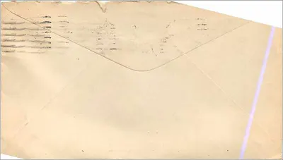 Antieke ansichtkaart met Amerikaanse postzegel — retour aan afzender — Geneva, N.Y. — 5 mei 1926 — Achterkant
