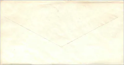 Arrival of Lafayette in America - 1777 — timbre 3c bleu, oblitération Ridgefield, Conn. — Verso