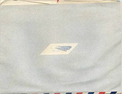 Aérienne kartka pocztowa Bahama — Nowy Jork — wydawca Airmail, numer serii nie widoczny — Rewers