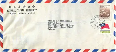 Đại học Quốc gia Đài Loan — Calvin Hall, Iowa City — nhà xuất bản: Đại học Quốc gia Đài Loan