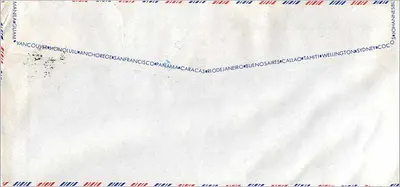 Thư viện ảnh hàng không — Đại học Đài Loan — Đại học Iowa — tem 18 yên — dấu bưu điện Trung Quốc — Mặt sau
