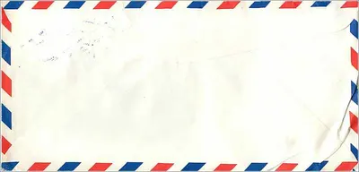 Cartolina aerea — Jachong Jung, Seoul, Corea — verso Iowa City, Stati Uniti — Verso