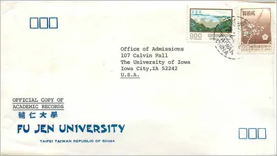 Universidade Fujen — Acadêmico — Taipei, República da China