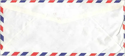 Taipei, Taiwan — Luftpost an die Universität Iowa — Stempel der Republik China — Rückseite