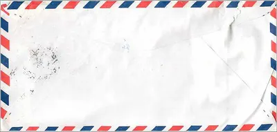 Luftpostkarte — Taichung, Taiwan — Verlag nicht sichtbar — Rückseite