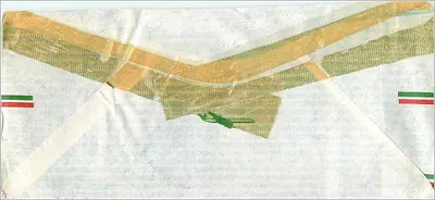 Naucalpan — Envelope aéreo para a Universidade da Iowa — México — Verso
