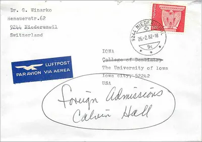 Carta postal aérea — Niederuzwil, Suíça — editor Helvetia, n° de série 126