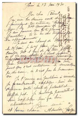 Widok na Wieżę Eiffla — Canton Nr 1 — Mona — Rewers